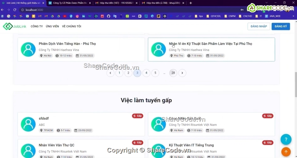 tuyển dụng,Website Website tuyển dụng,đồ án,fullbaocao